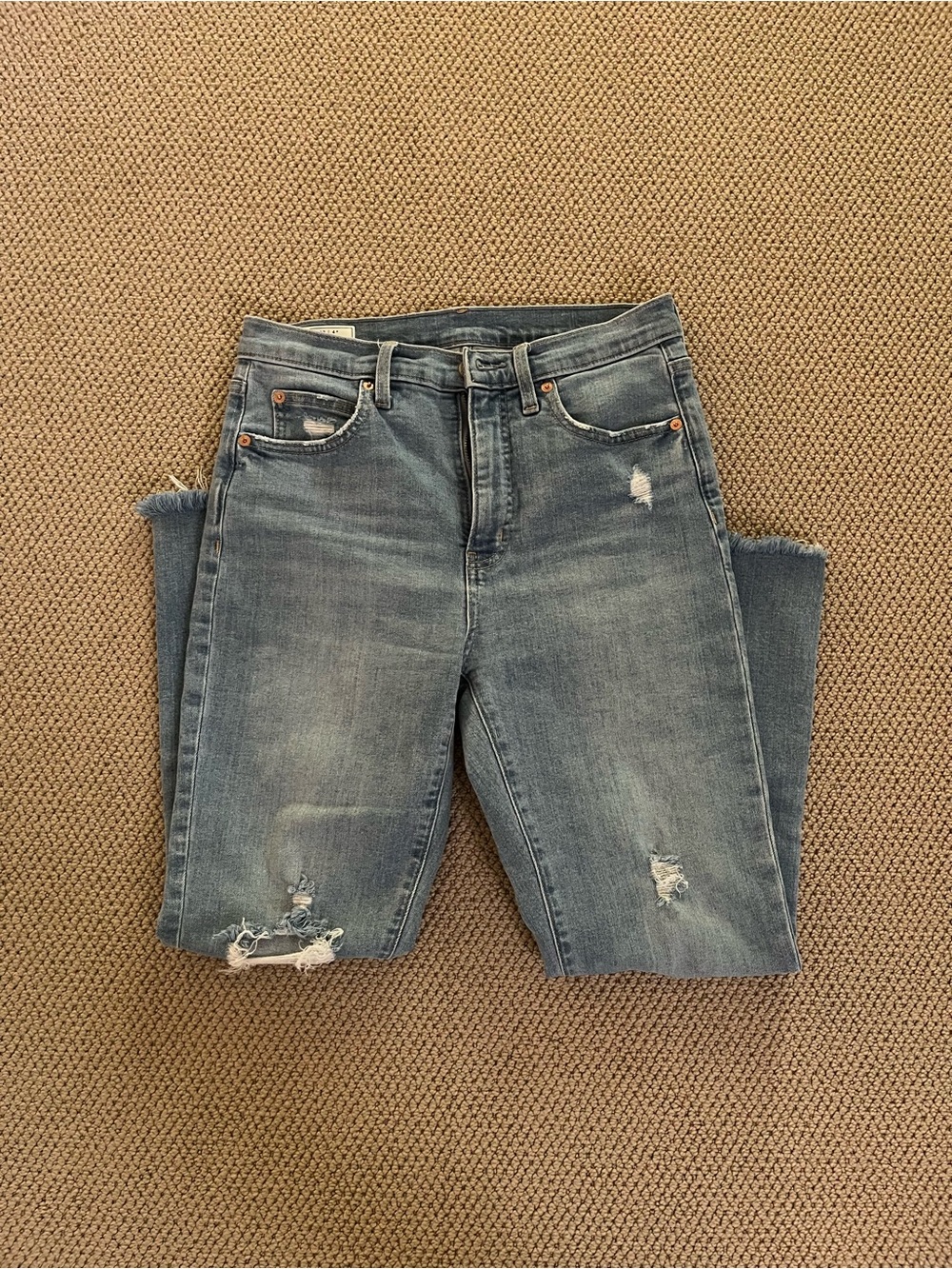 GAP Women's Light Blue Kick Fit High Rise Jeans